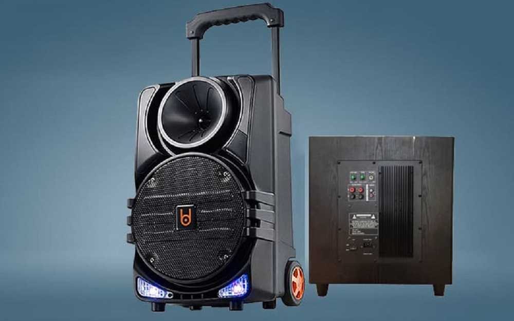 chọn mua loa sub điện phù hợp với loa kéo di động