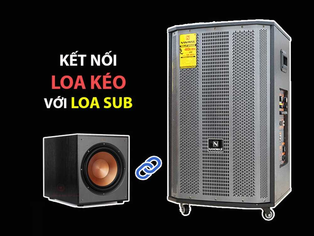 Không phải loa kẹo kéo nào cũng kết nối được với loa sub