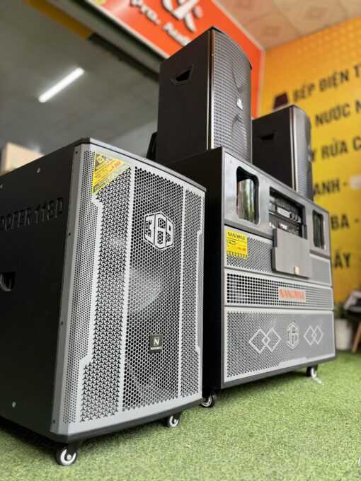 COMBO CHÍNH HÃNG Loa Điện Nanomax Pro 369 + 2 Full Nanomax CK369 Pro + Sub Điện 5 Tấc Nanomax P369 – Công Suất Cực Đại