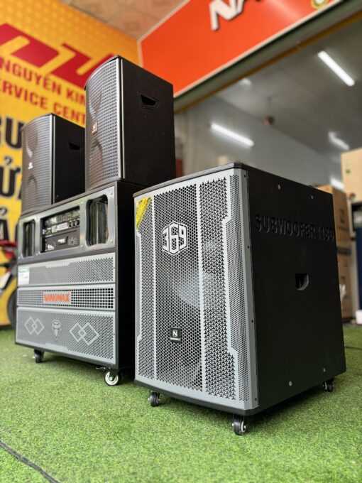 COMBO HỦY DIỆT Loa Điện Nanomax Pro 909i + 2 Full Nanomax CK369 Pro + Sub Điện 5 Tấc Nanomax P369 – Công Suất Cực Đại