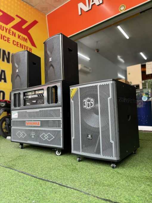 COMBO HỦY DIỆT Loa Điện Nanomax Pro 909i + 2 Full Nanomax CK369 Pro + Sub Điện 5 Tấc Nanomax P369 – Công Suất Cực Đại
